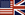 Flag USA UK